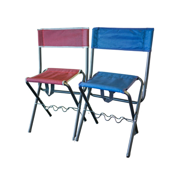 Boss Folding Fishing Chair W/Rod Holder - Image 2