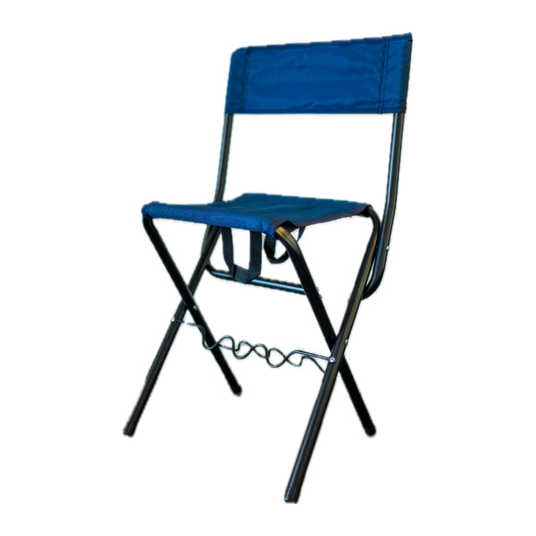 Boss Folding Fishing Chair W/Rod Holder