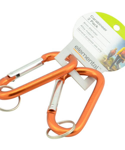 Elemental Carabiner 8mm 2Pk