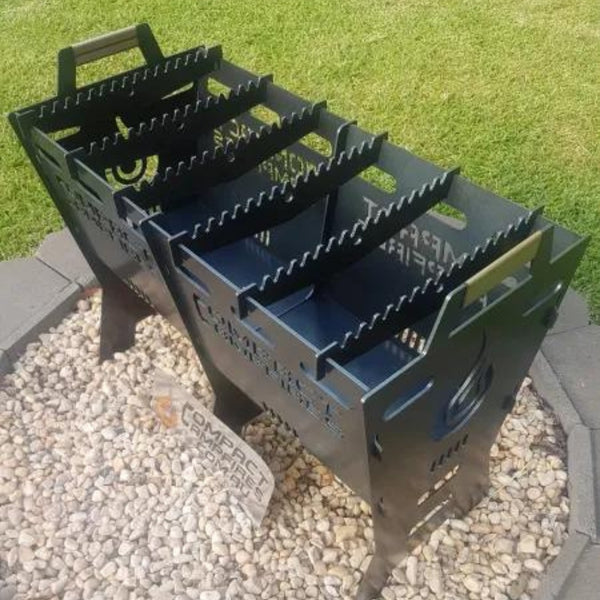 Compact Campfire Portable Fire Pit Camp Cooker Kit - Image 3