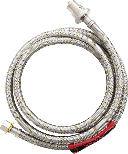 Companion Bayonet To Braided Gas Hose 3/8 SAE