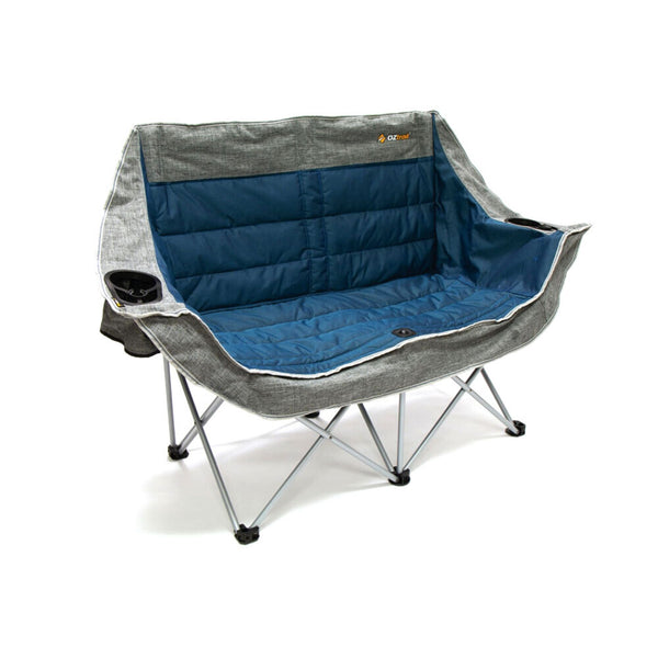 Oztrail Galaxy 2 Seater Sofa With Arms - Image 4