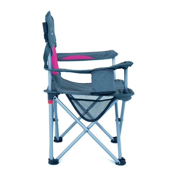 Oztrail Junior Deluxe Pink Arm Chair - Image 2