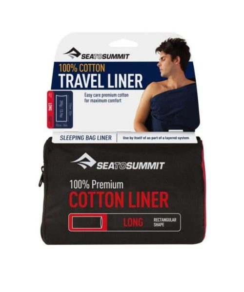 Sea To Summit Cotton Liner Long Navy