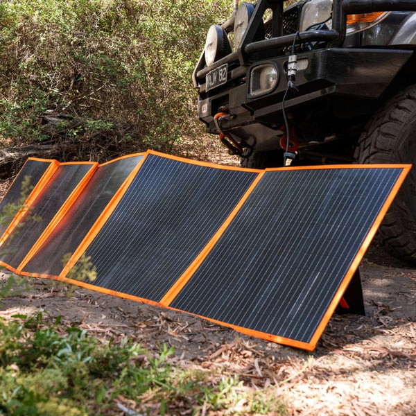 Wildtrak Folding Solar Blanket 160W EFTE Coated with Stand - Image 4