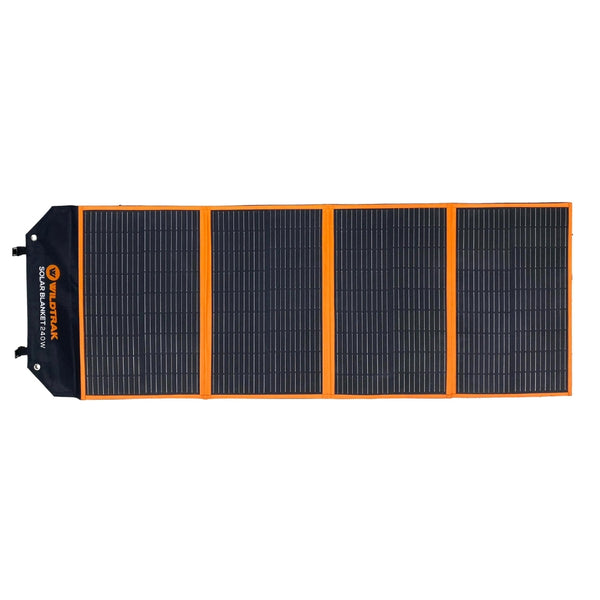 Wildtrak Folding Solar Blanket 240W EFTE Coated with Stand